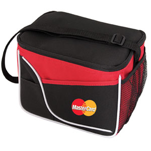 CB5032
	-AMBER COOLER BAG
	-Red/Black with White Accents